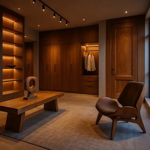 طراحی و اجرای مصنوعات چوبی سفارشی